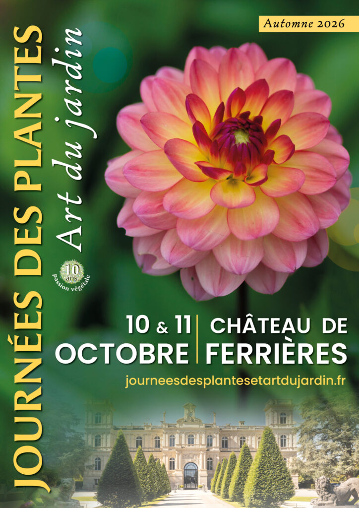 Affiche Journées des Plantes Art du Jardin le 10 et 11 octobre 2026 à Ferrières