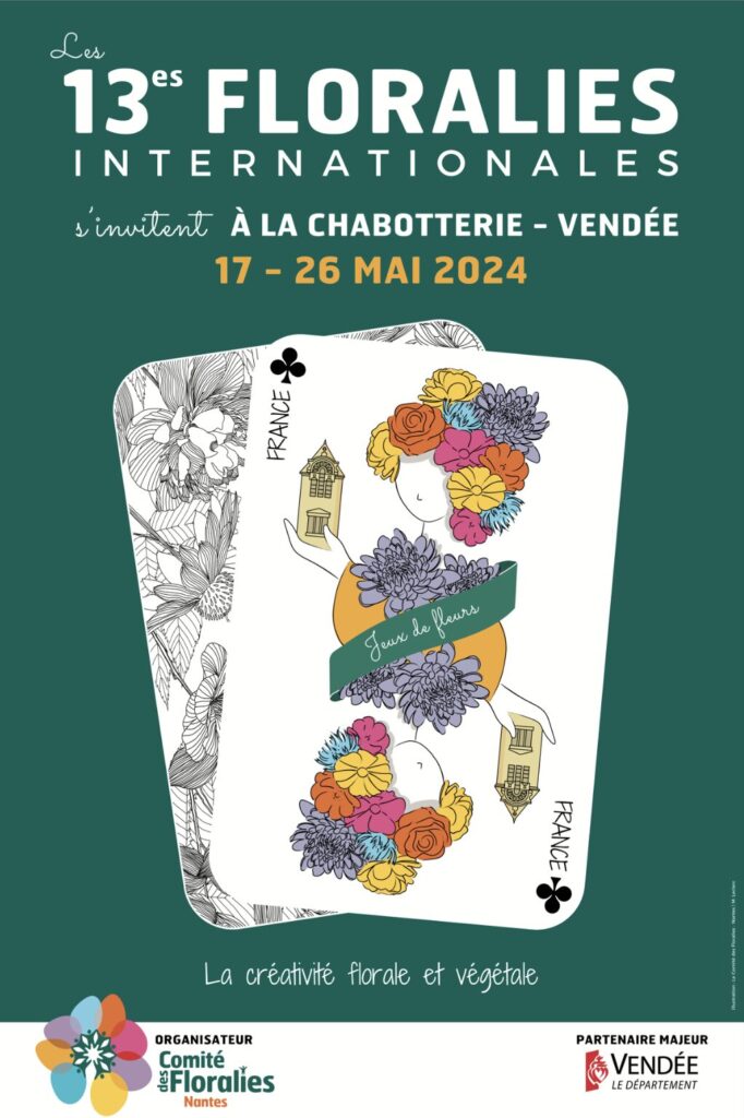 Les 13es floralies internationales en Vendée du 17 au 26 mai 2024 par le Comité des Floralies de Nantes